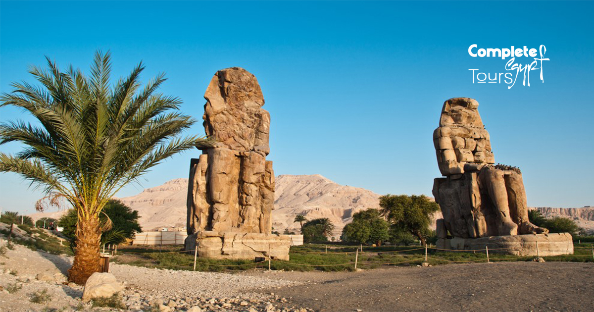 De kolossen van Memnon luxor