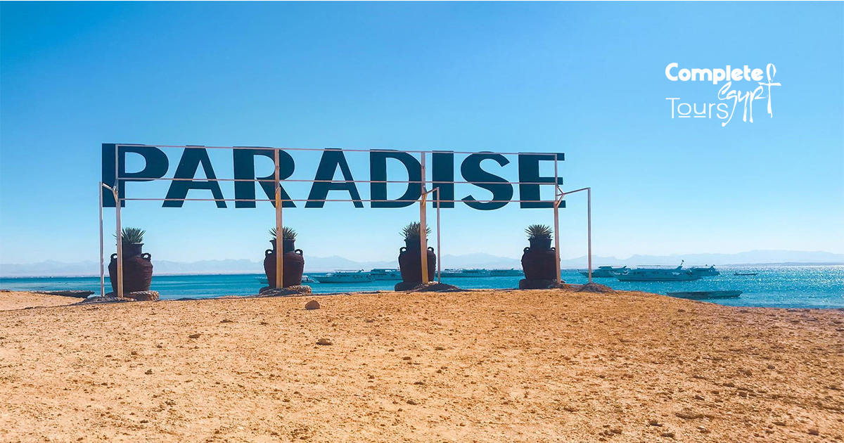Van Hurghada Paradise Island Snorkeldagtour